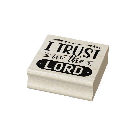 Christelijk godsdienstige citaat dat ik in de Heer Rubberstempel (Stempel)