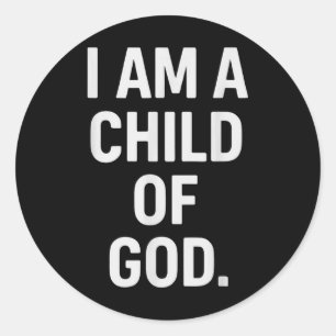 Christelijk Godsgeloof Jesus Church Gods Kinderker Ronde Sticker