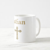 Christelijk Gold Cross Koffiemok (Voorkant rechts)