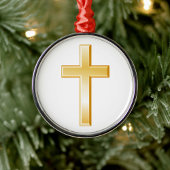 Christelijk Gold Cross Ornament
