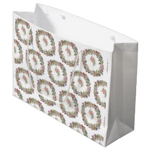 Christelijk Gouden Kruis Garland Krans Bloemen Groot Cadeauzakje