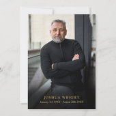 Christelijk groen gedenkteken begrafenis foto kaart (Achterkant)