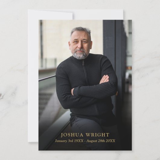 Christelijk groen gedenkteken begrafenis foto kaart (Achterkant)