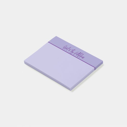 Christelijk groot is het Notitieblok van trouw Post-it® Notes (Schuin)