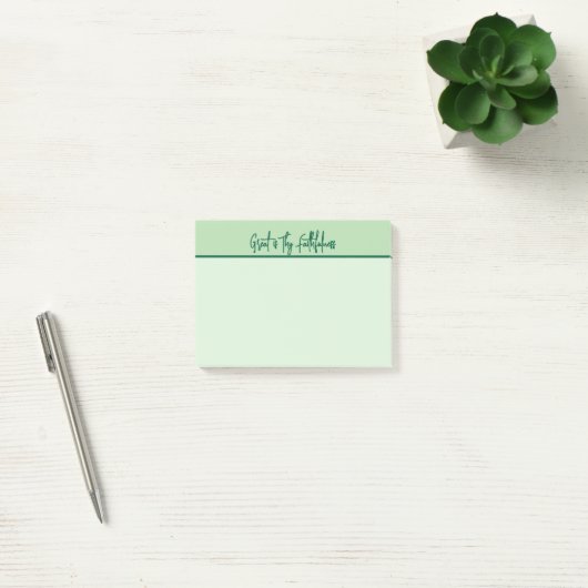 Christelijk groot is Uw trouw Notitieblok Post-it® Notes (Kantoor)