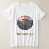 Christelijk Grote Maat T-shirt (Design voorkant)