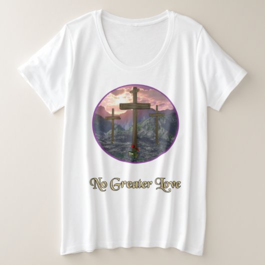 Christelijk Grote Maat T-shirt (Design voorkant)
