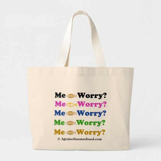 Christelijk Grote Tote Bag (Voorkant)