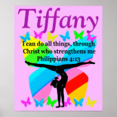 CHRISTELIJK GYMNASTICS PERSONALISEERD POSTER (Voorkant)