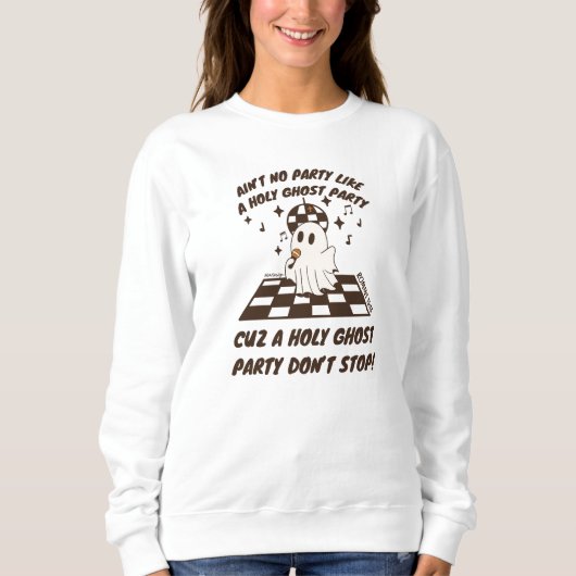 Christelijk Halloween schattig Holy Ghost sweatshi Trui (Voorkant)