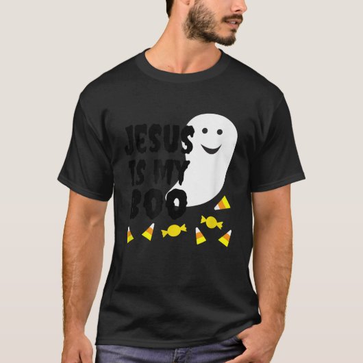 Christelijk Halloween Shirt Jezus is mijn Boo Cute (Voorkant)