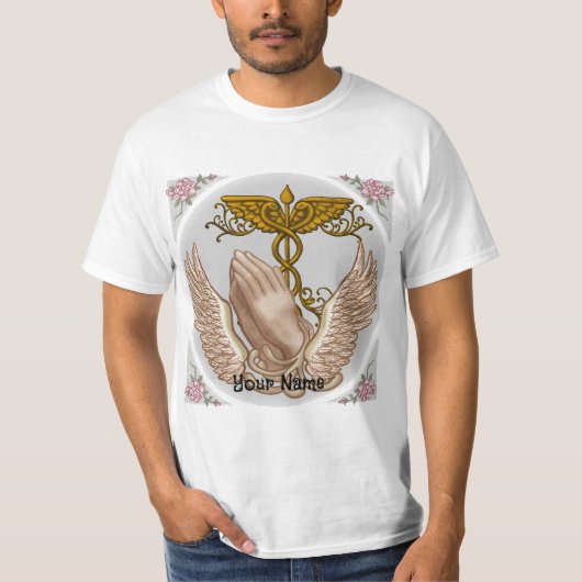 Christelijk Hands Nurse T-shirt (Voorkant)