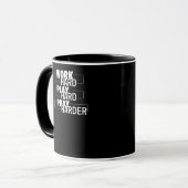 Christelijk hard werken, hard spelen, harder bidde mok (Voorkant links)