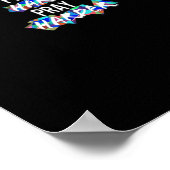 Christelijk hard werken, hard spelen, harder bidde poster (Hoek)