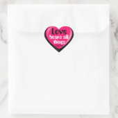 Christelijk Hart Sticker (Tas)