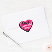 Christelijk Hart Sticker (Envelop)