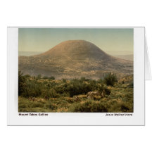 Christelijk Heilig Land Jezus Mt Tabor Vintage Fot