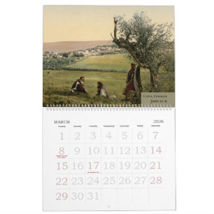 Christelijk Heilige Land Nieuwe Testament Kerk Fam Kalender