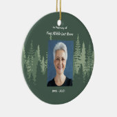 Christelijk Herdenkingsbos Bomen Keramisch Ornament (Rechts)