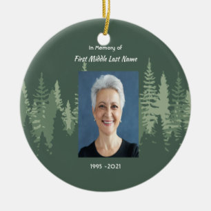 Christelijk Herdenkingsbos Bomen Keramisch Ornament