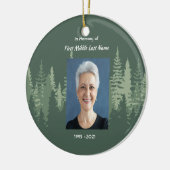 Christelijk Herdenkingsbos Bomen Keramisch Ornament (Links)