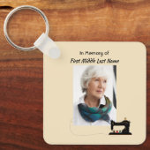 Christelijk herinneringsgeschenk naaister sleutelhanger (Voorkant)