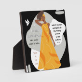 Christelijk het schild van geloof in te nemen fotoplaat (Voorkant)