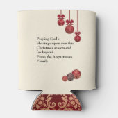 Christelijk HET WOORD VOOR JULLIE kerstmis Blikjeskoeler (Achterkant)