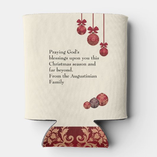 Christelijk HET WOORD VOOR JULLIE kerstmis Blikjeskoeler (Achterkant)