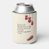 Christelijk HET WOORD VOOR JULLIE kerstmis Blikjeskoeler (Blikje Achterkant)