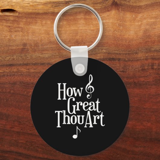 Christelijk hoe groot zijt gij sleutelhanger (Voorkant)