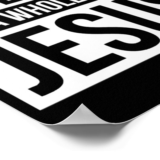 Christelijk honkbal t Shirt is honkbal Poster (Hoek)