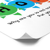 Christelijk HOOP IN GOD Suicide Prevention CUSTOOT Poster (Hoek)