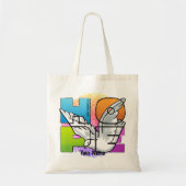 Christelijk Hope Dove canvas tas (Voorkant)