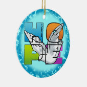 Christelijk Hope Dove Ornament (Rechts)