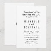 Christelijk huwelijksbijbellied van Salomo Kaart (Voorkant / Achterkant)