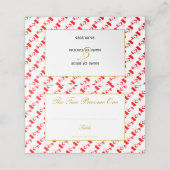 CHRISTELIJK huwelijksfeest in CANADA Plaatskaartje (Buitenkant ongevouwen)