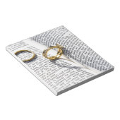 Christelijk huwelijksministerie notitieblok (Schuin)