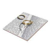 Christelijk huwelijksministerie tegeltje (Zijkant)