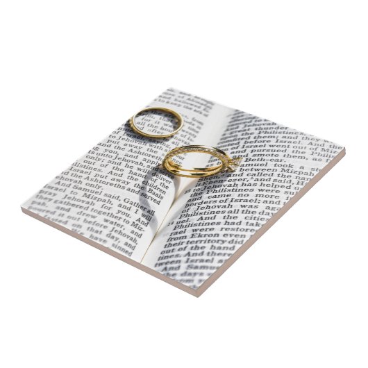 Christelijk huwelijksministerie tegeltje (Zijkant)