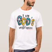 Christelijk I Am God's Masterstuk Unisex T-shirt (Voorkant)