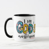 Christelijk I Am God's Masterstuk Voeg Naam toe Mok (Links)