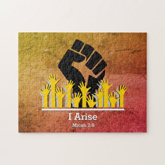 Christelijk I ARISE Micah 7:8 Motivatie Legpuzzel (Horizontaal)
