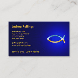Christelijk | Ichtus-symbool Visitekaartje