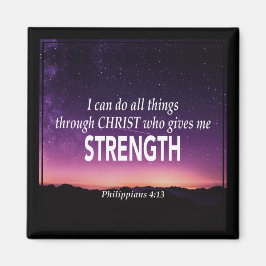 Christelijk | IK KAN ALLES DOEN | Filippijnen 4:13 Magneet