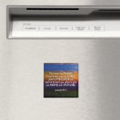 Christelijk | IK WEET DE PLANNEN | Jeremiah 29:11 Magneet (Insitu (Vaatwasser))