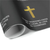 Christelijk - illegaal in meer dan 50 landen cadeaupapier (Rol Hoek)