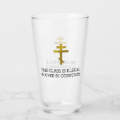 Christelijk - illegaal in meer dan 50 landen glas (Achterkant)