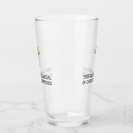 Christelijk - illegaal in meer dan 50 landen glas (Rechts)