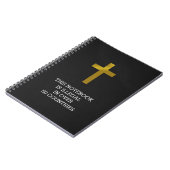 Christelijk - illegaal in meer dan 50 landen notitieboek (Linkerzijde)